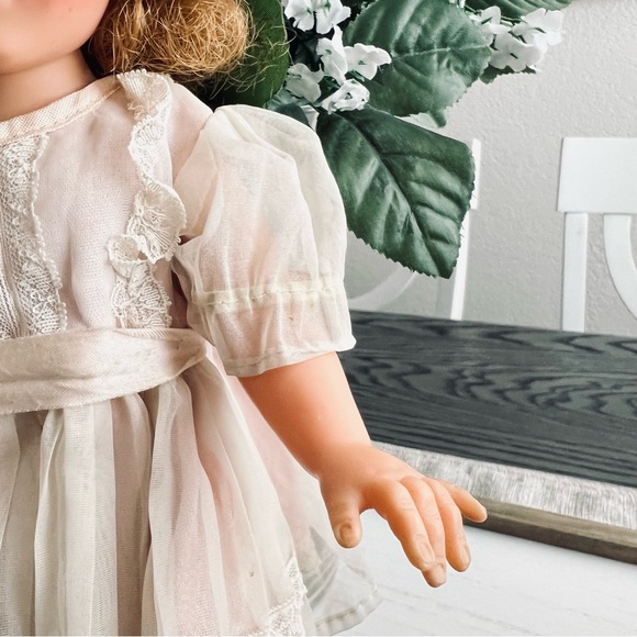 🍭 1950’s Vintage IDEAL Shirley Temple Doll ST-15 N Flirty Eyes 14” Jointed - Picture 4 of 11